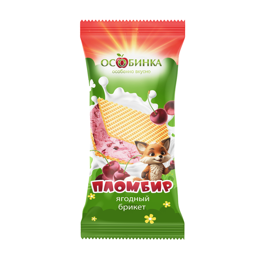 Мороженое брикет ягодный